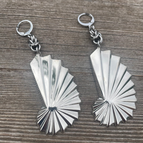 Art Deco Chainmaille Earrings