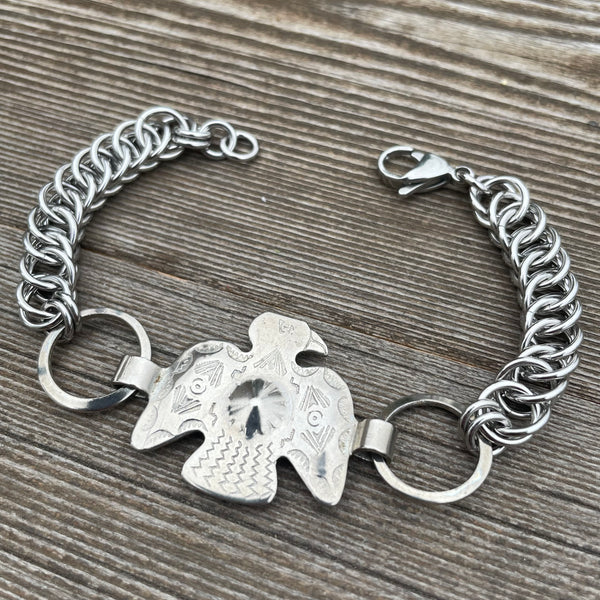 Eagle Concho Chainmaille Bracelet