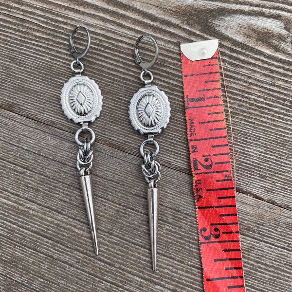 773 Concho Chainmaille Earrings