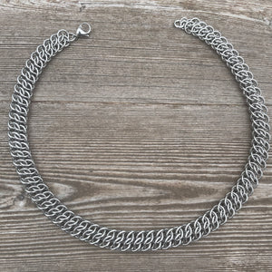 GSG Chainmaille Choker Necklace Stainless Steel