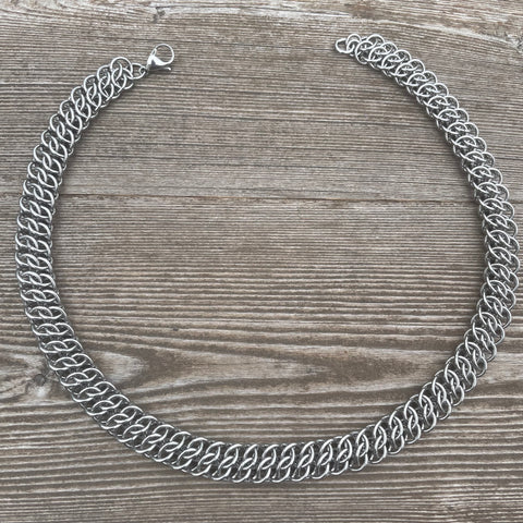 GSG Chainmaille Choker Necklace Stainless Steel