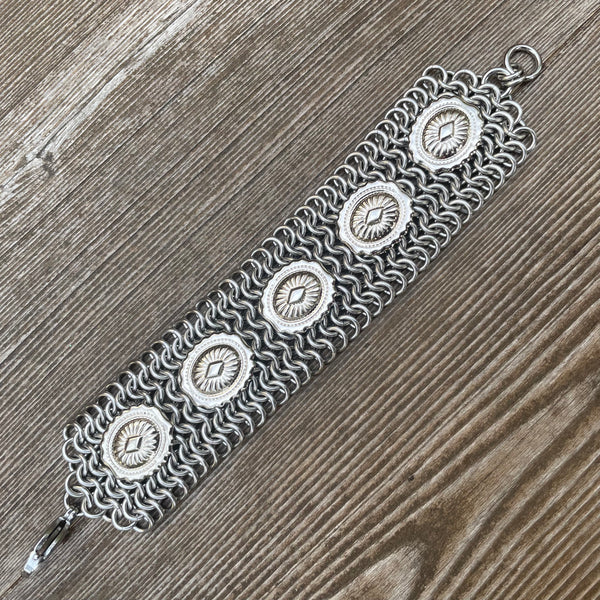 Chainmaille Concho Cuff