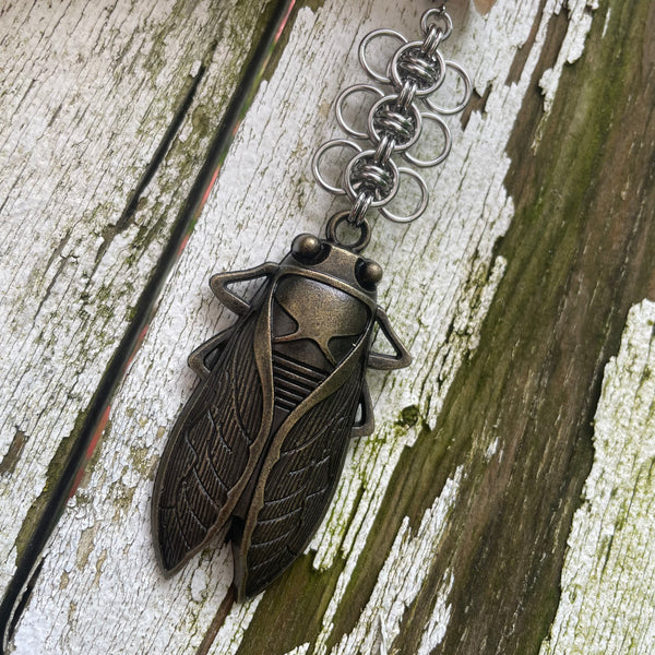 Cicada Wings Chainmaille Earrings