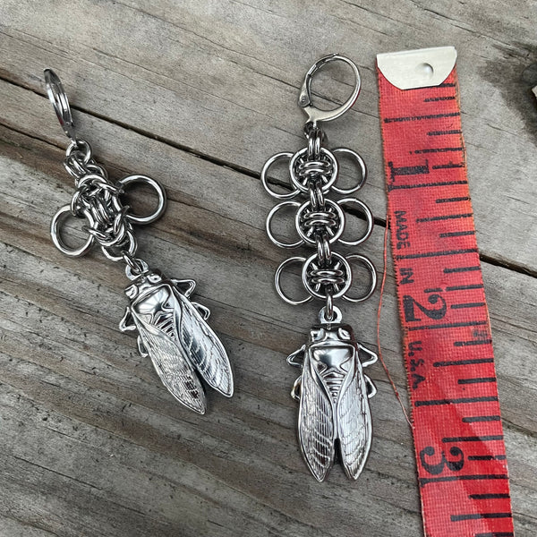 Byzantine Winged Cicada Earrings