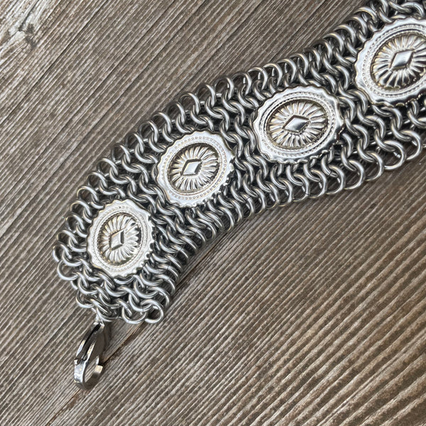 Chainmaille Concho Cuff