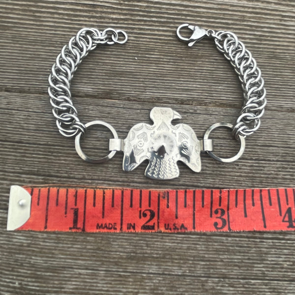 Eagle Concho Chainmaille Bracelet