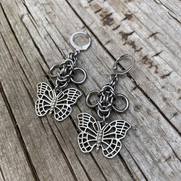 Butterfly Chainmaille Earrings