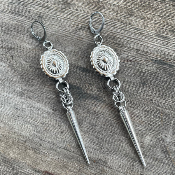 773 Concho Chainmaille Earrings