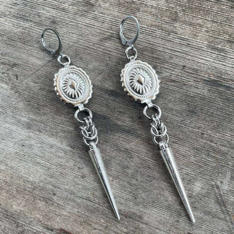 773 Concho Chainmaille Earrings