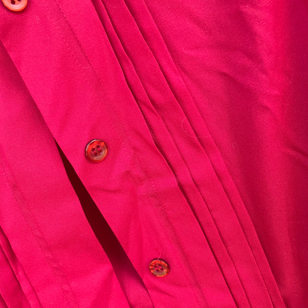 Vintage Red Ruffle Top - S/M