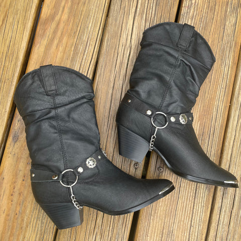Vintage Dingo Western Cowboy Boots 6.5-7