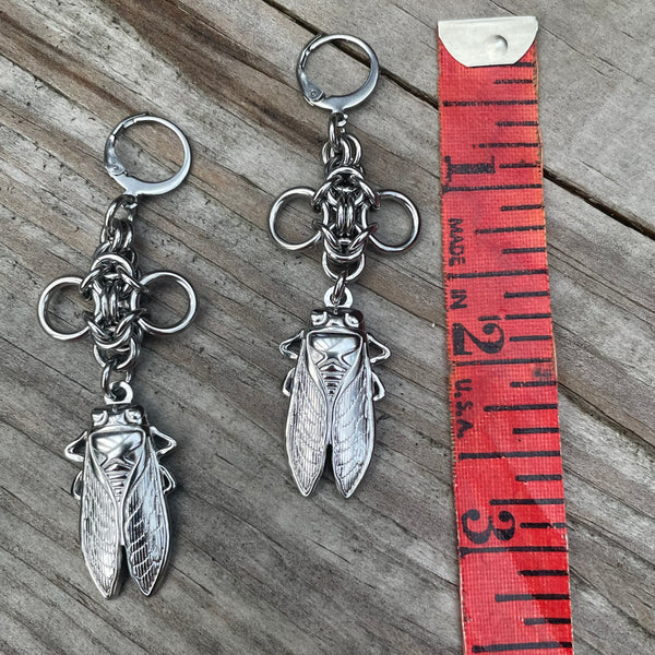 Byzantine Winged Cicada Earrings