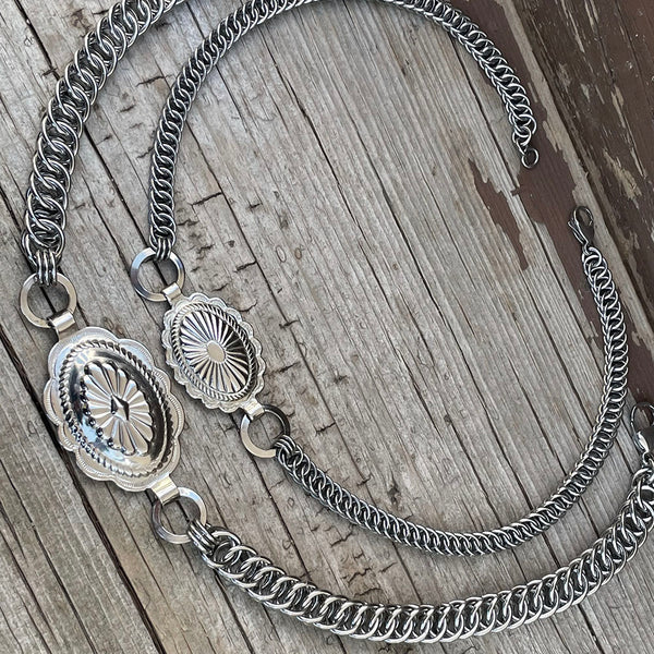 Mini Concho Chain Necklace