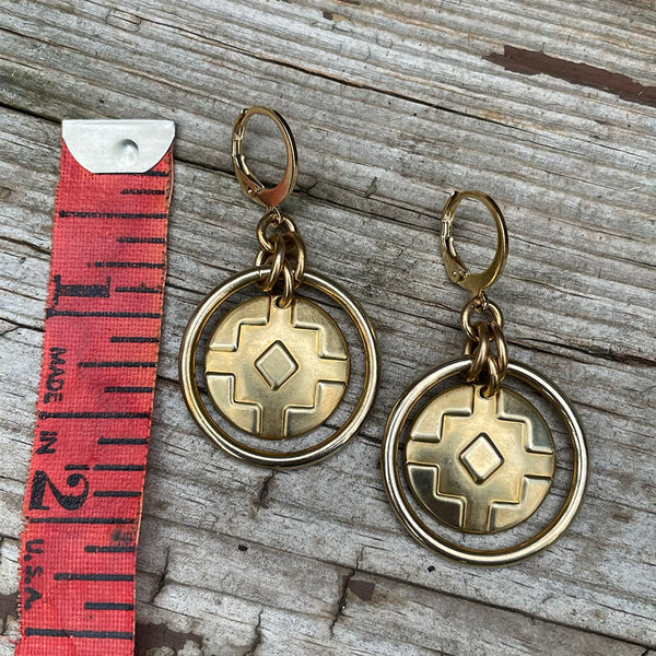 Southwestern Medallion Earrings