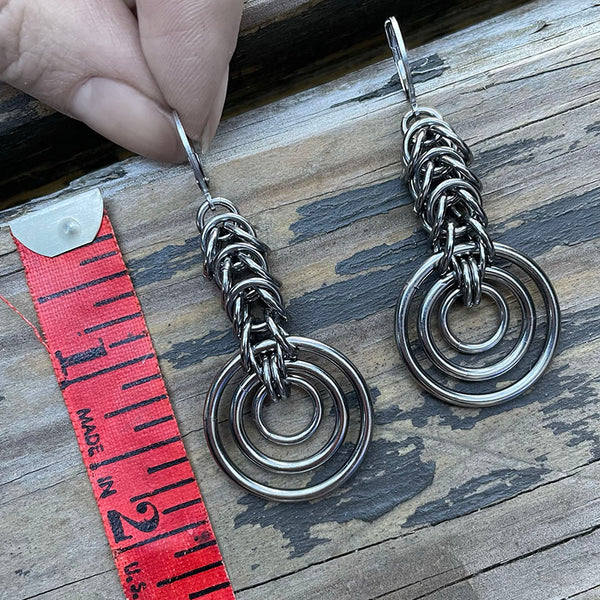 Box Bullseye Earrings