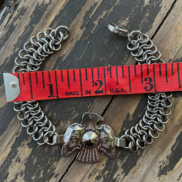 Eagle Concho Chainmaille Bracelet Euro