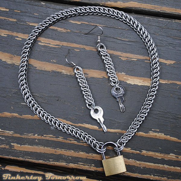 Lock & Key Stainless Steel Chainmaille Set