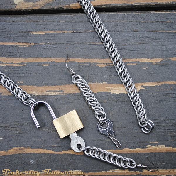 Lock & Key Stainless Steel Chainmaille Set