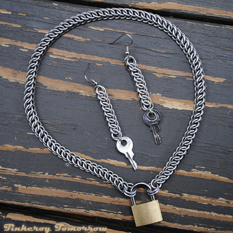 Lock & Key Stainless Steel Chainmaille Set