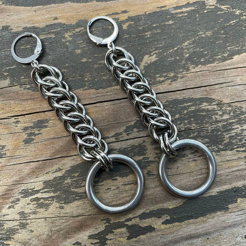 HP3 Chainmaille O Ring Earrings