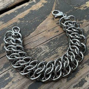 XL Stainless Steel GSG Chainmaille Bracelet