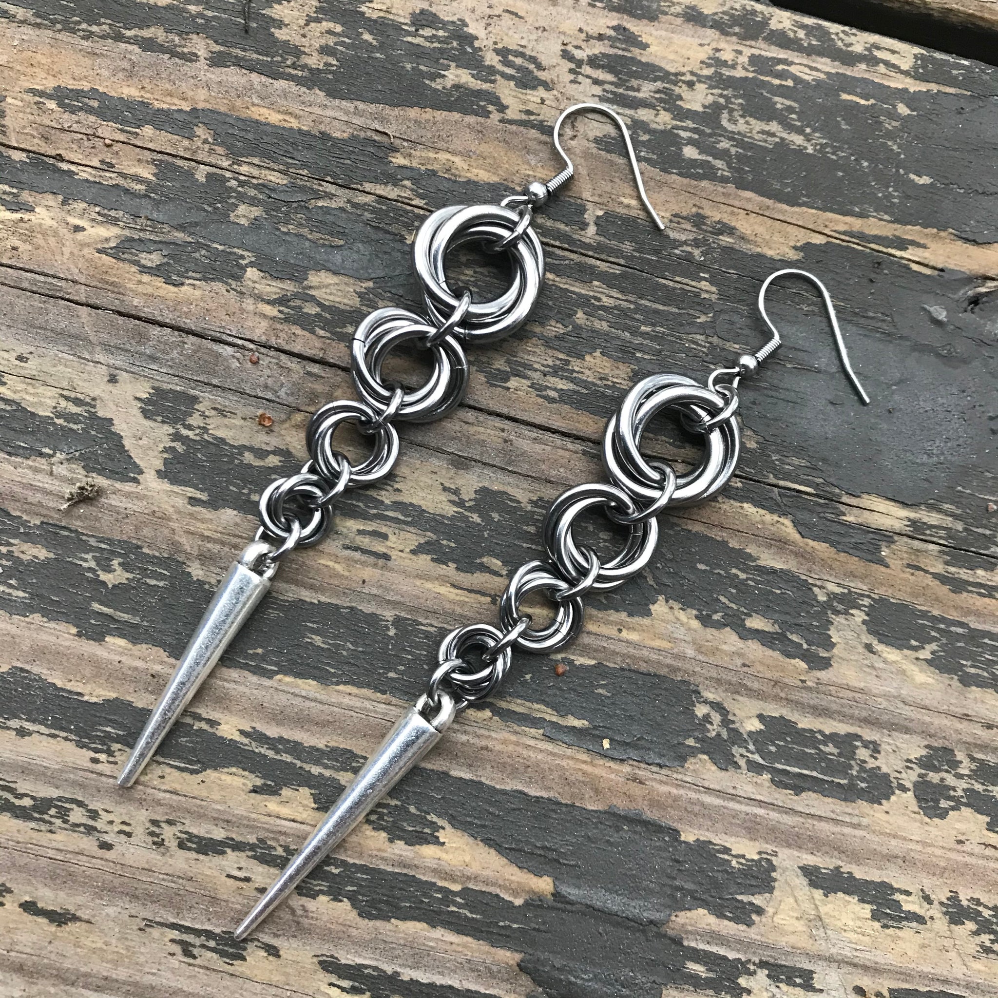 Big Möbius Spike Earrings