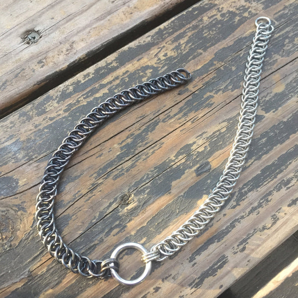 Rustic Copper & Stainless Steel O-Ring Choker