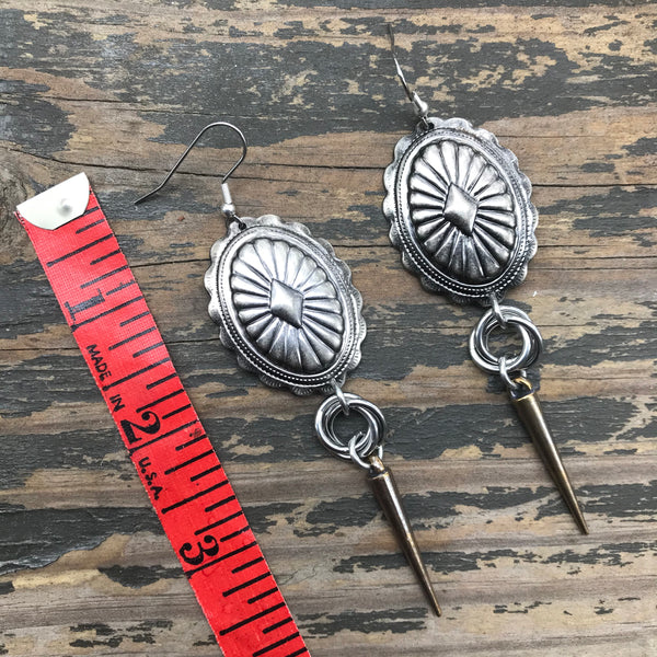 Concho Maille Mobius Earrings