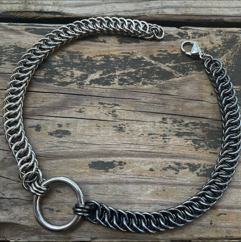 Rustic Copper & Stainless Steel O-Ring Choker