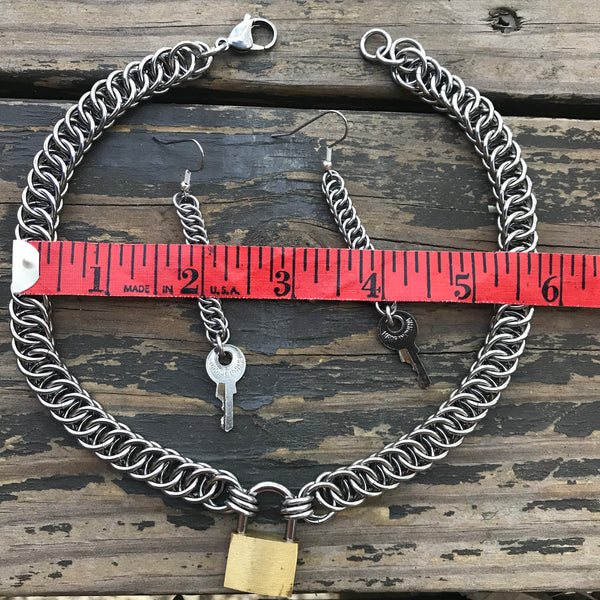 Lock Chainmaille Choker