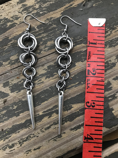 Big Möbius Spike Earrings