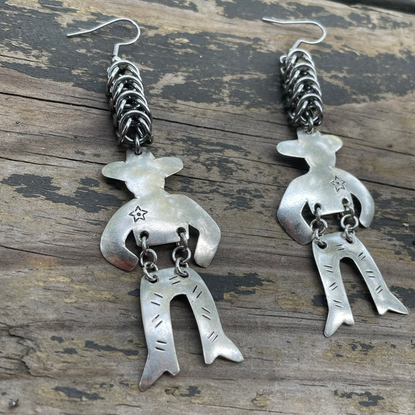 Cowboy Chainmaille Earrings