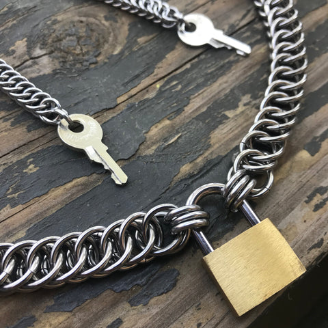 Lock Chainmaille Choker