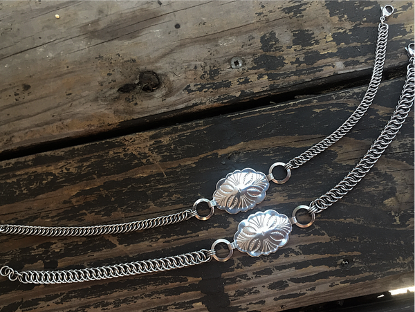 Kitty Concho Chainmaille Choker (Small Rings)