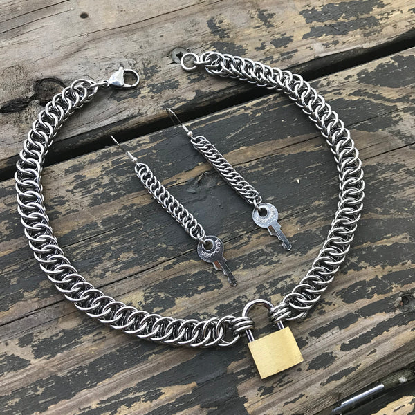 Lock Chainmaille Choker