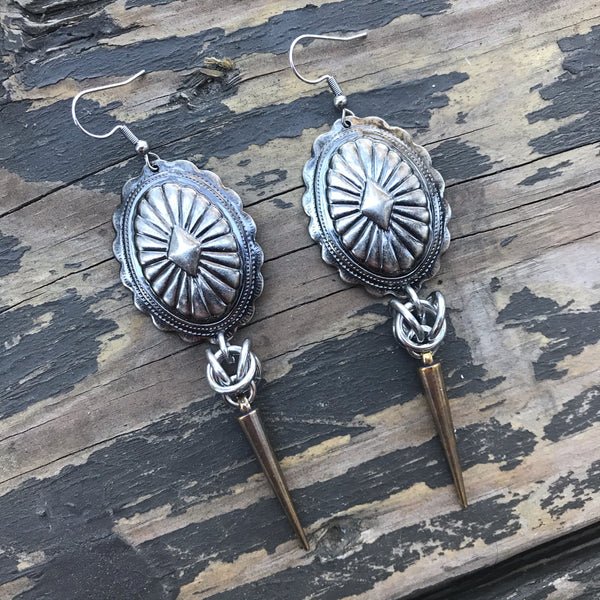 Concho Maille Earrings Byz