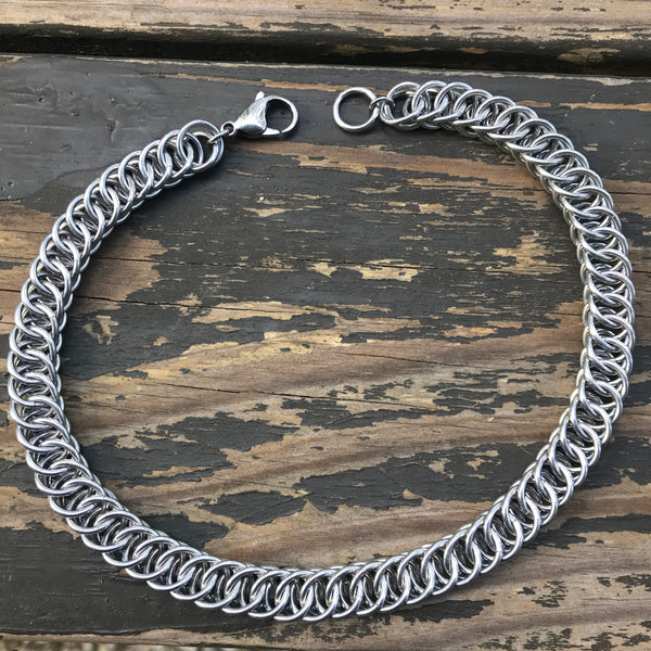 Chunky Aluminum Choker Necklace