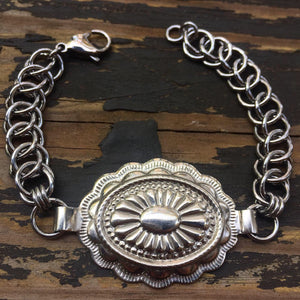 Concho Chainmaille Bracelet