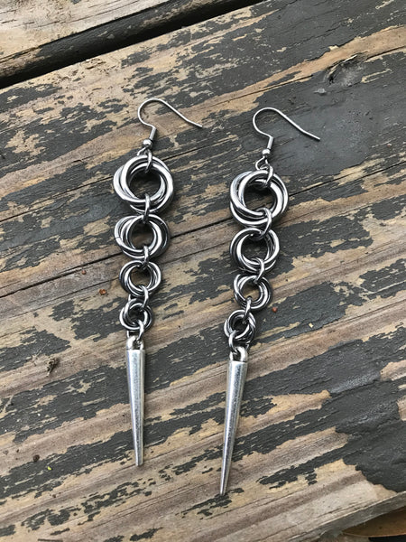 Big Möbius Spike Earrings