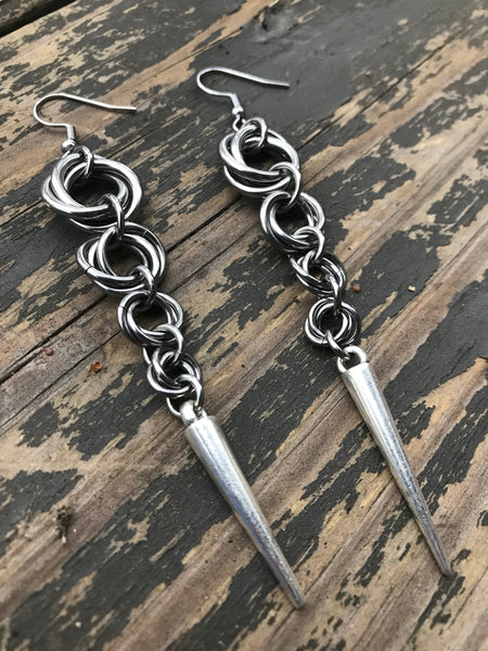 Big Möbius Spike Earrings