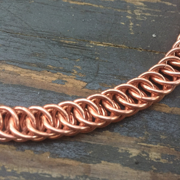 Copper Chainmaille Choker