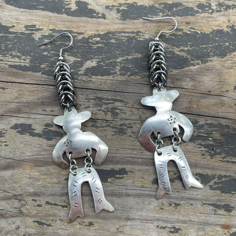 Cowboy Chainmaille Earrings